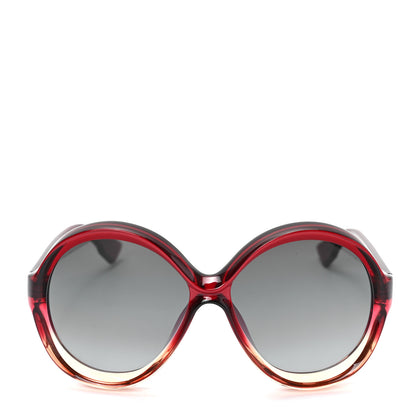 Christian Dior Acetate Bianca Sunglasses Burgundy Pink 2 of 7