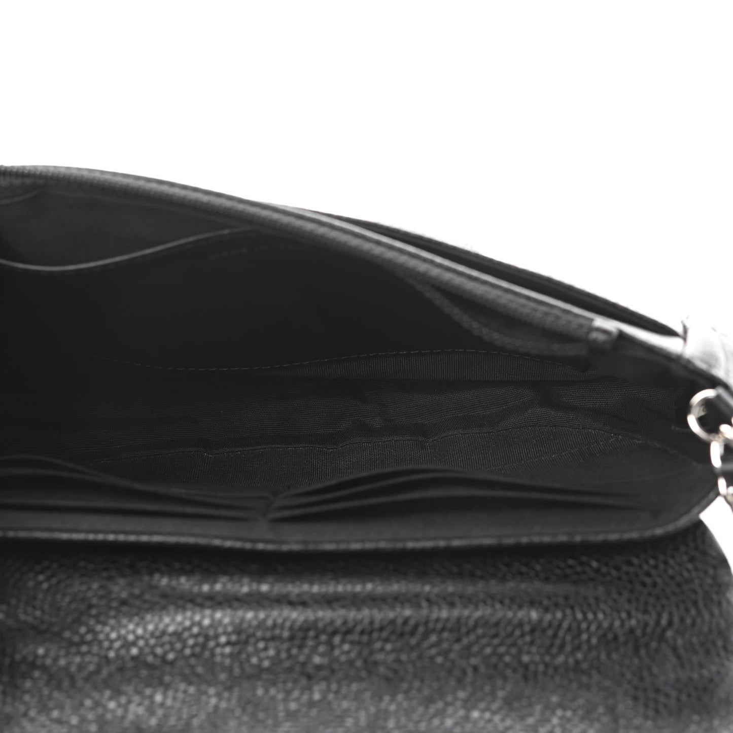 Caviar Half Moon Wallet On Chain WOC Black