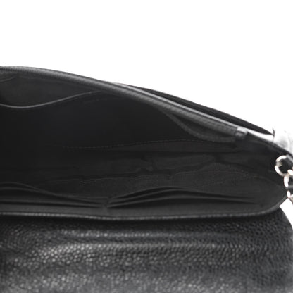 Chanel Caviar Half Moon Wallet On Chain WOC Black 8 of 22