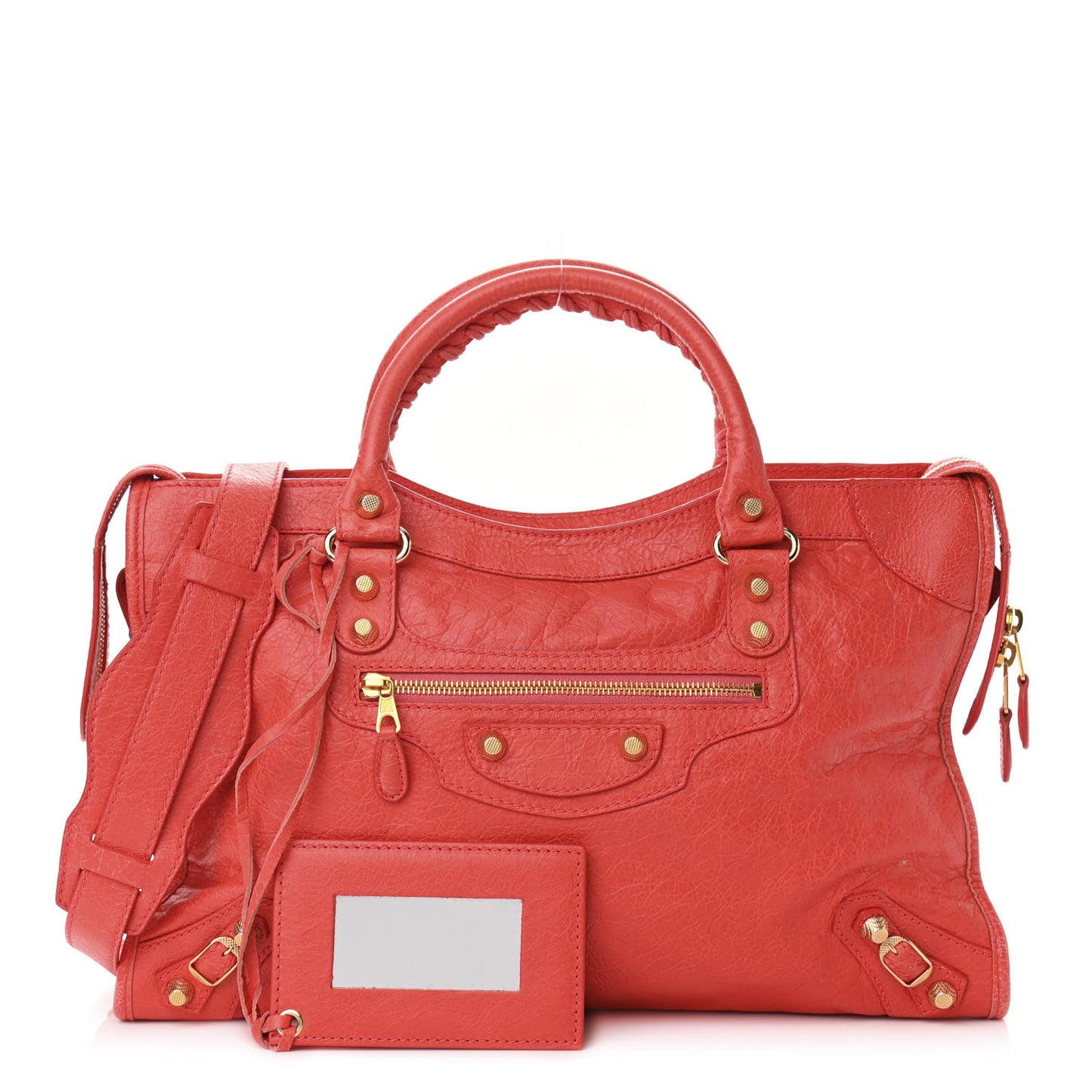 Agneau Giant 12 Gold Hardware City Rose Corail