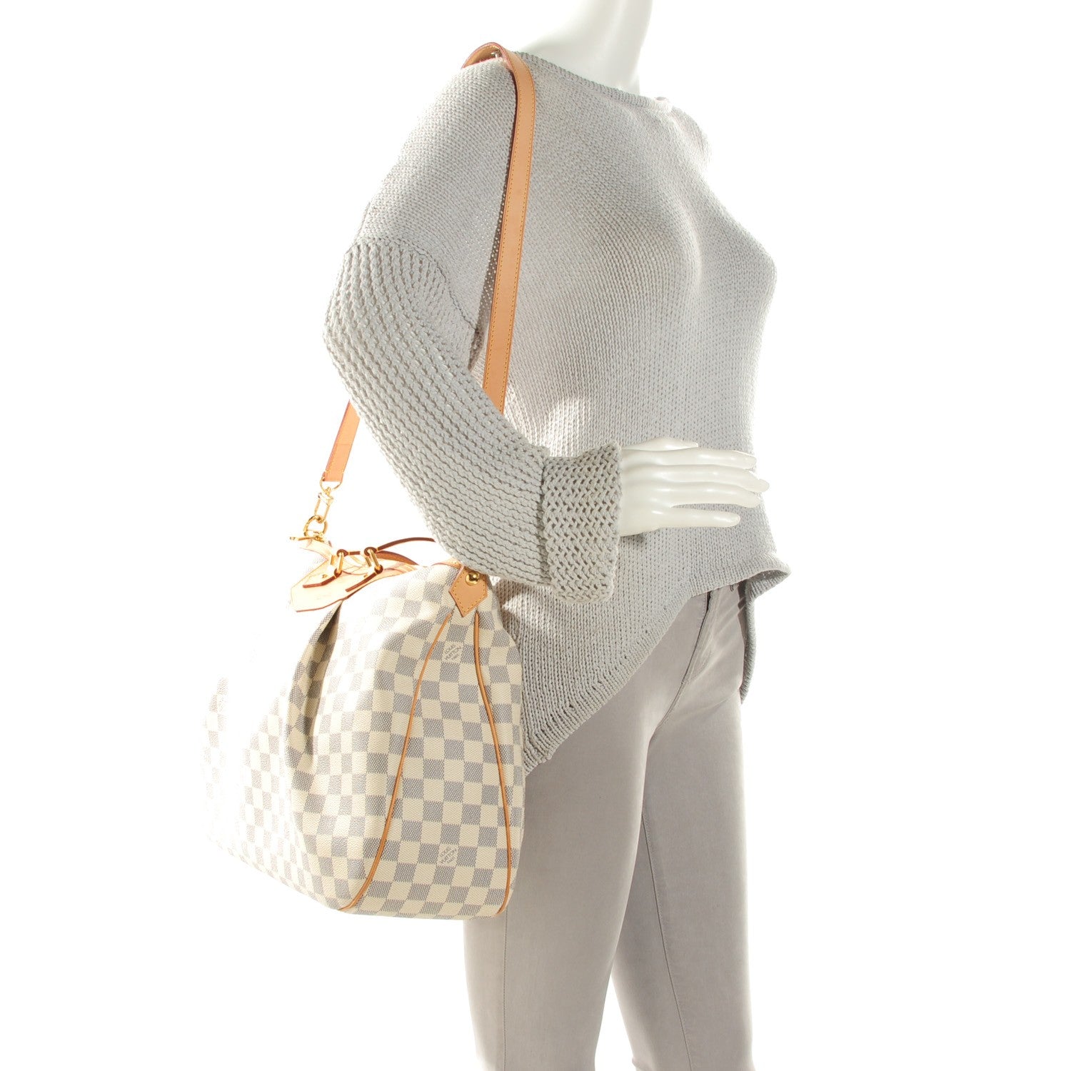 Louis Vuitton Damier Azur Siracusa GM 2 of 7