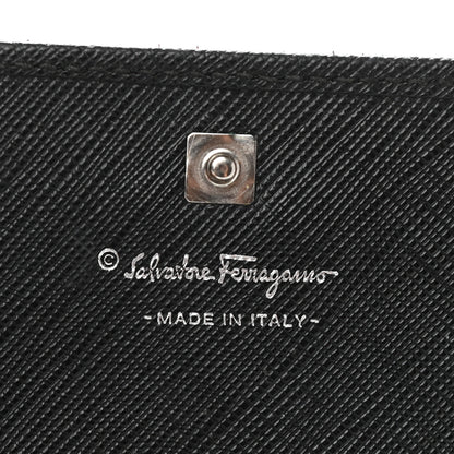 Salvatore Ferragamo Grained Calfskin Wallet Black 6 of 8