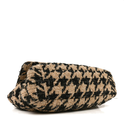 Chanel Tweed Maxi Chanel 19 Flap Beige Black 4 of 10