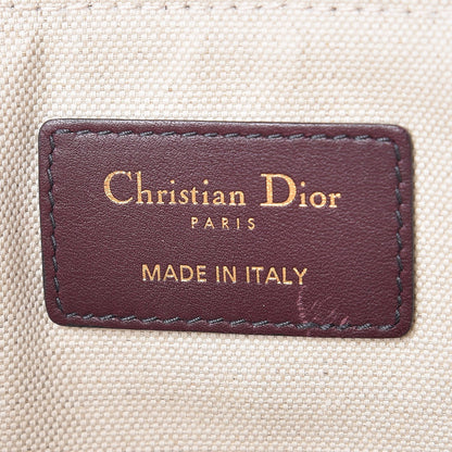 Christian Dior Oblique Logo Pouch Burgundy 7 of 8