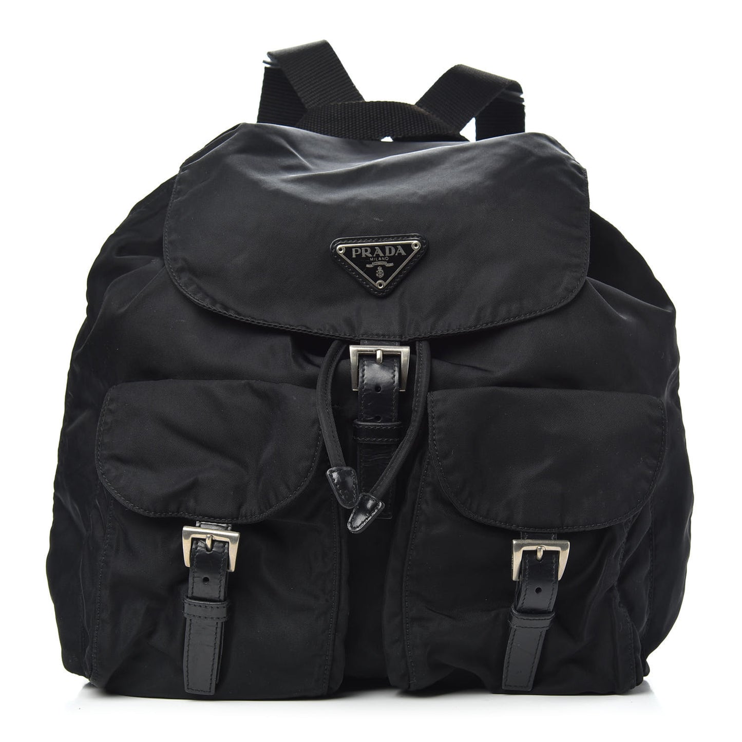 Nylon Vela Large Backpack Black