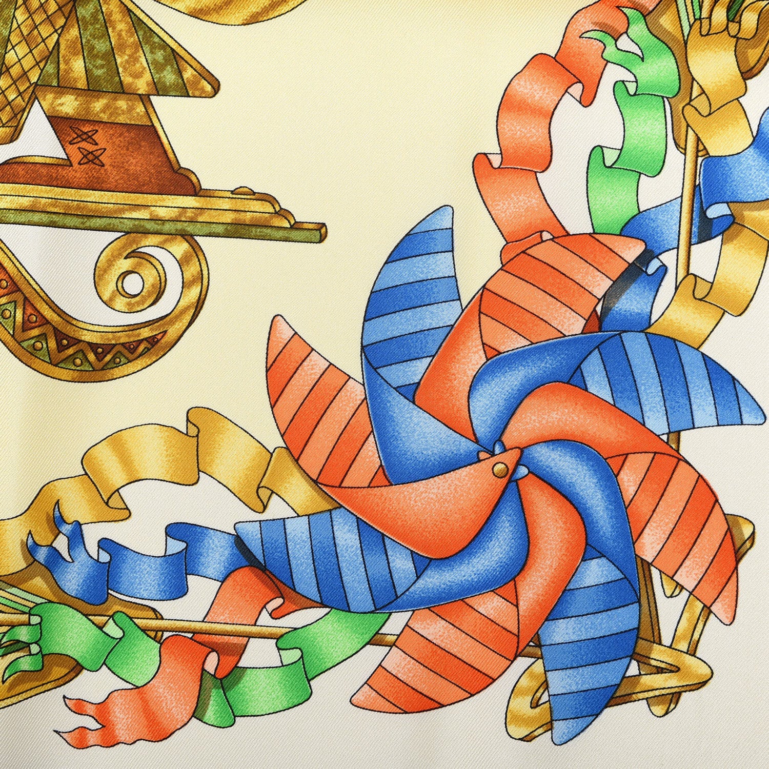 Hermes Silk Les Girouettes Scarf 90 4 of 5