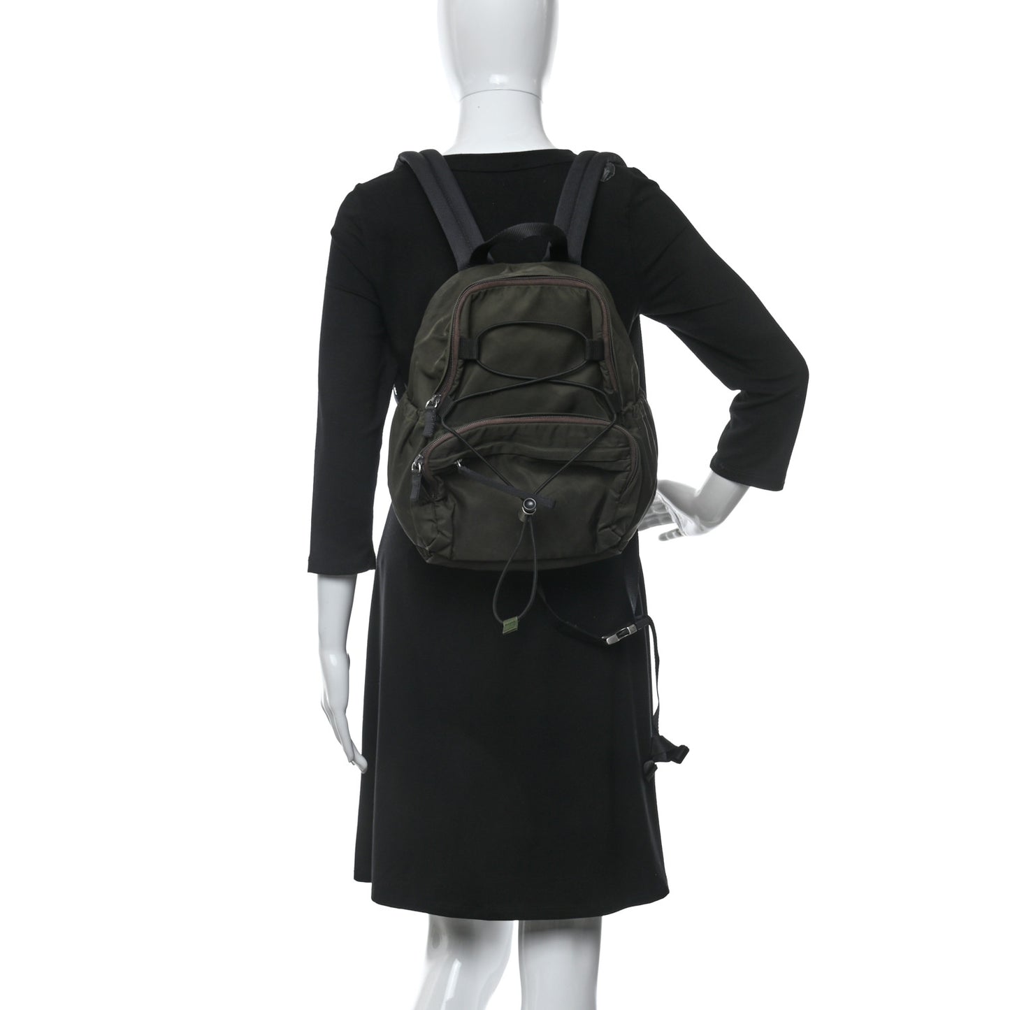 Tessuto Montagna Nylon Backpack Ebano