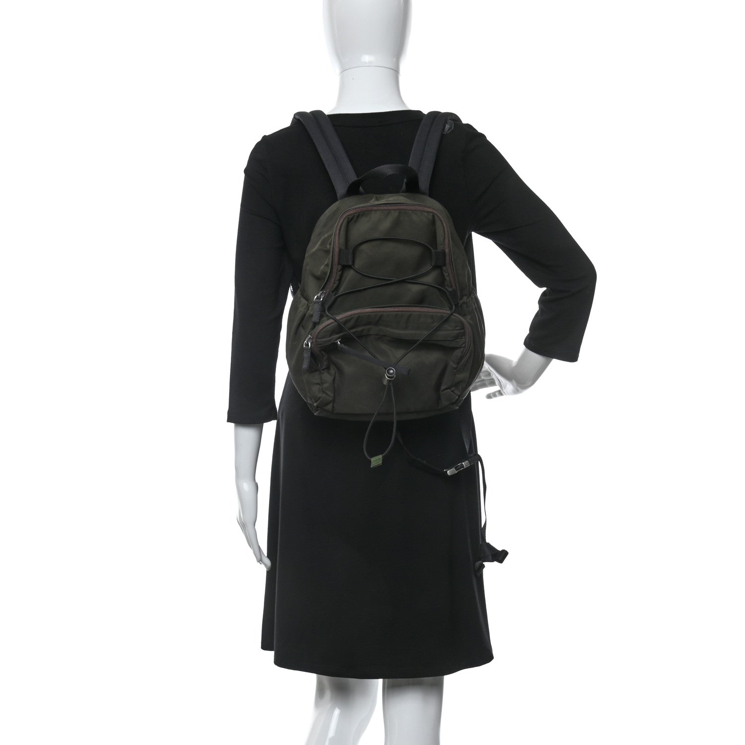 Prada Tessuto Montagna Nylon Backpack Ebano 2 of 13
