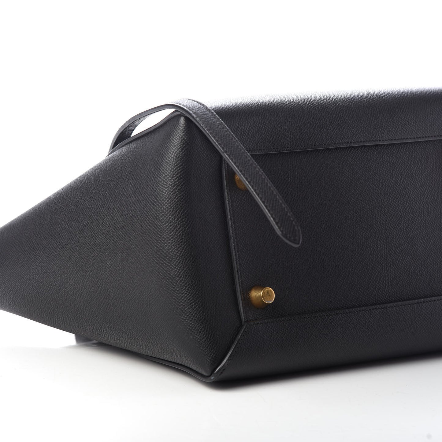 Baby Grained Calfskin Mini Belt Bag Black