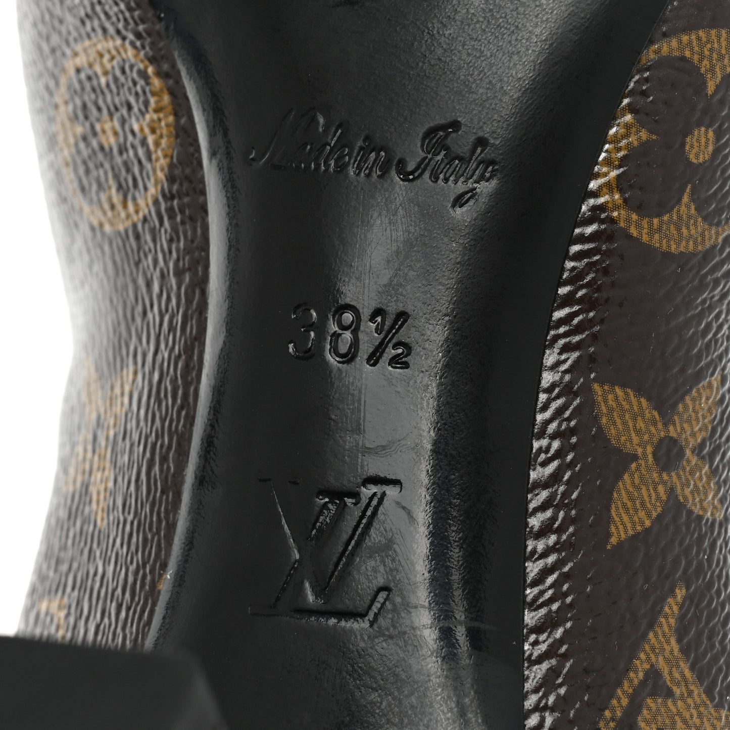 Monogram Revival Ankle Boots 38.5 Black