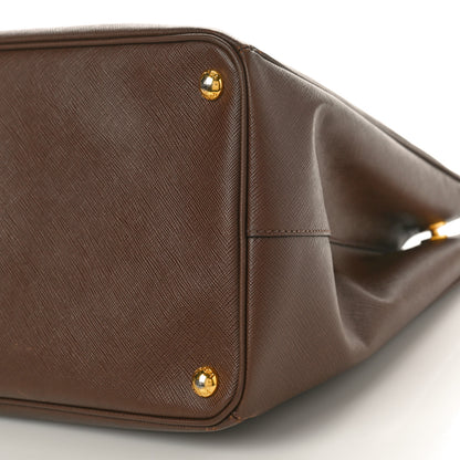 Prada Saffiano Lux Large Tote Cacao 9 of 9