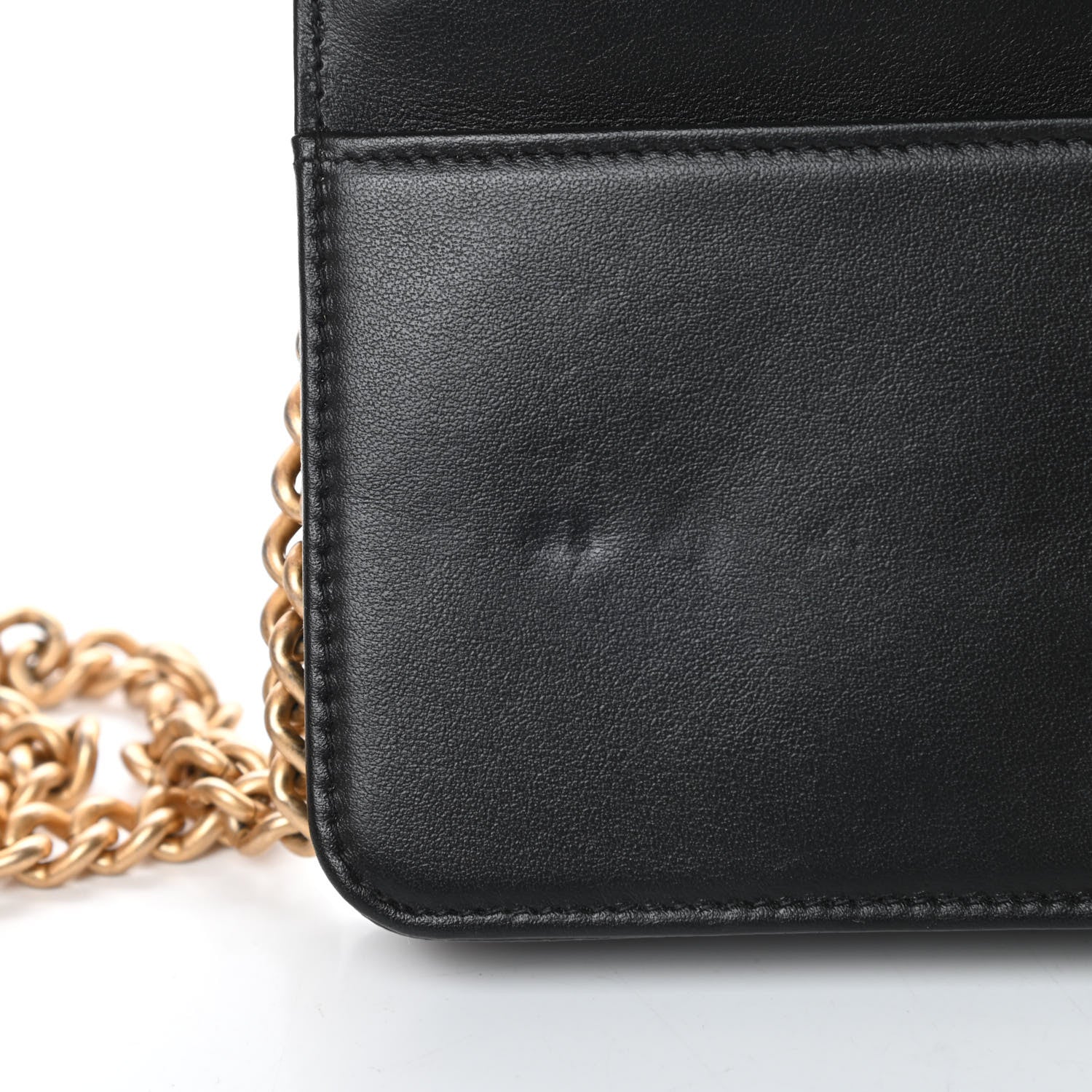 Chanel Caviar Quilted Boy Wallet On Chain WOC Black 12 of 13