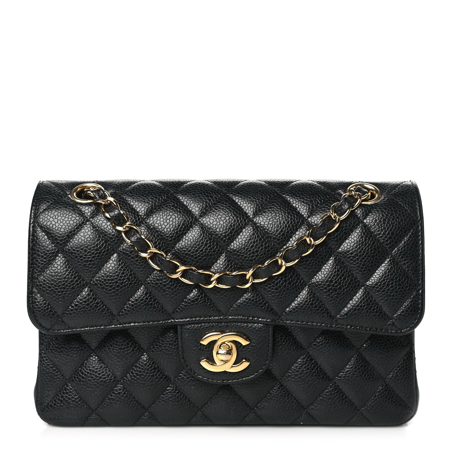 Chanel Caviar Quilted Small Double Flap Black 1 of 11