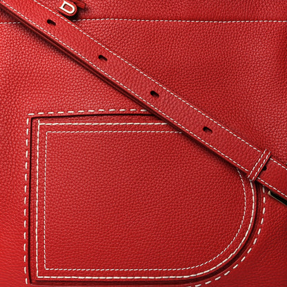 Delvaux Taurillon Le Pin Tote Scarlet Red 7 of 9