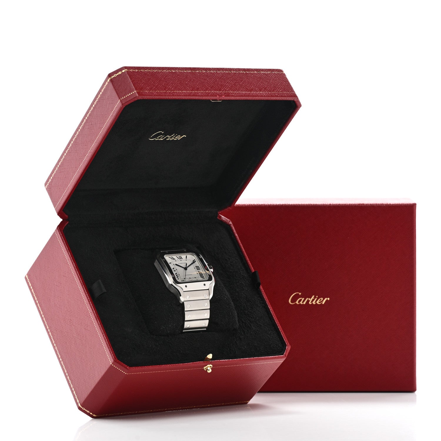 Cartier Stainless Steel 39.8mm Santos De Cartier Automatic Watch 5 of 5