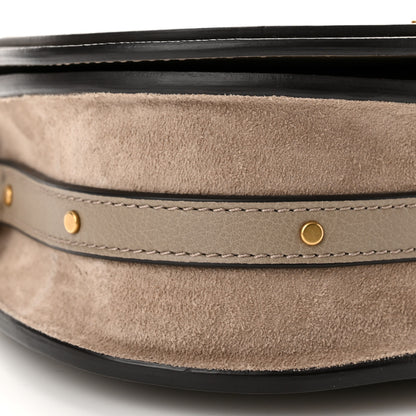 Chloe Calfskin Suede Small Nile Bracelet Bag Motty Grey 8 of 9