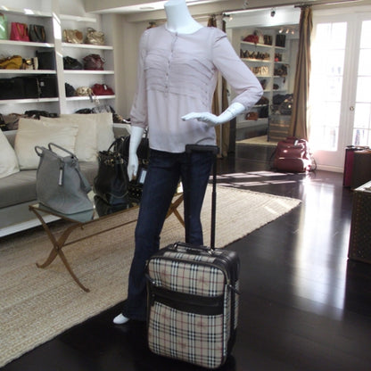 Burberry Haymarket Check Carry On Suitcase 2 of 10