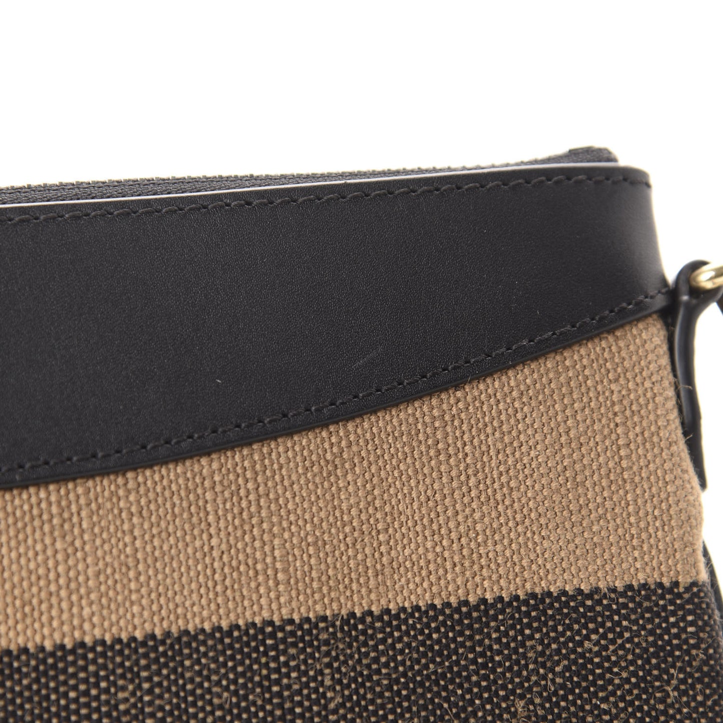 Mega Check Peyton Crossbody Clutch Bag Black