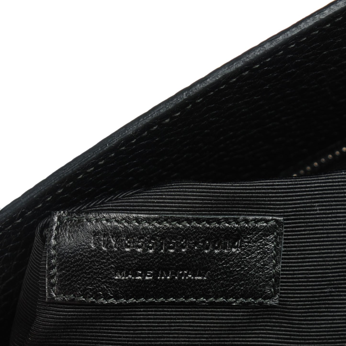 Grained Calfskin Small Sac De Jour Black