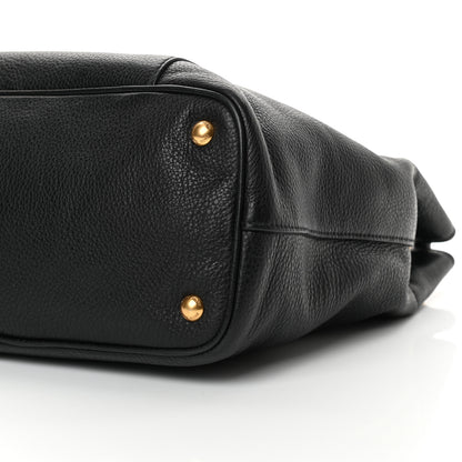 Miu Miu Vitello Phenix Shoulder Bag Black 9 of 11