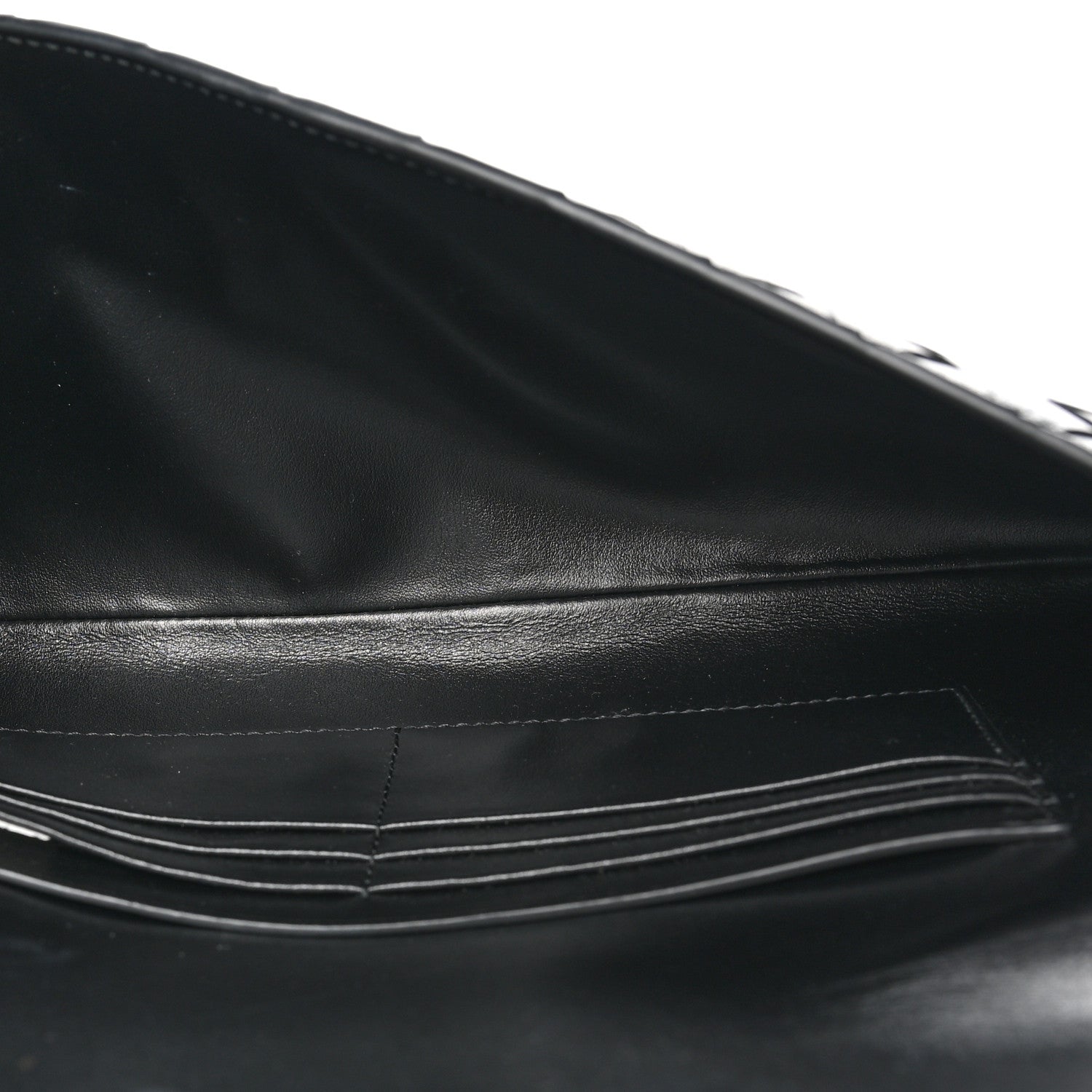 Bottega Veneta Nappa Intrecciato Long Andiamo Top Handle Clutch Black 5 of 7