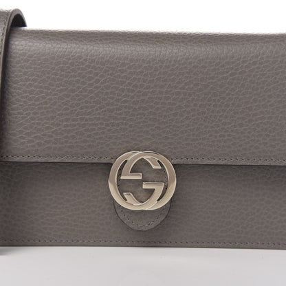 Gucci Dollar Calfskin Interlocking G Chain Wallet Loess 11 of 12