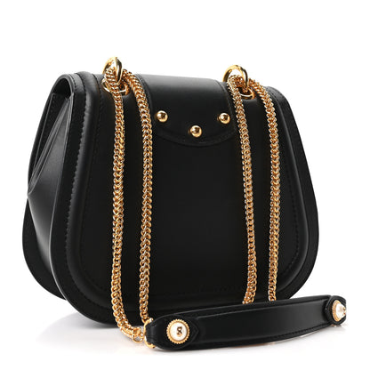 Dolce & Gabbana Smooth Calfskin Small DG Amore Shoulder Bag Black 3 of 9