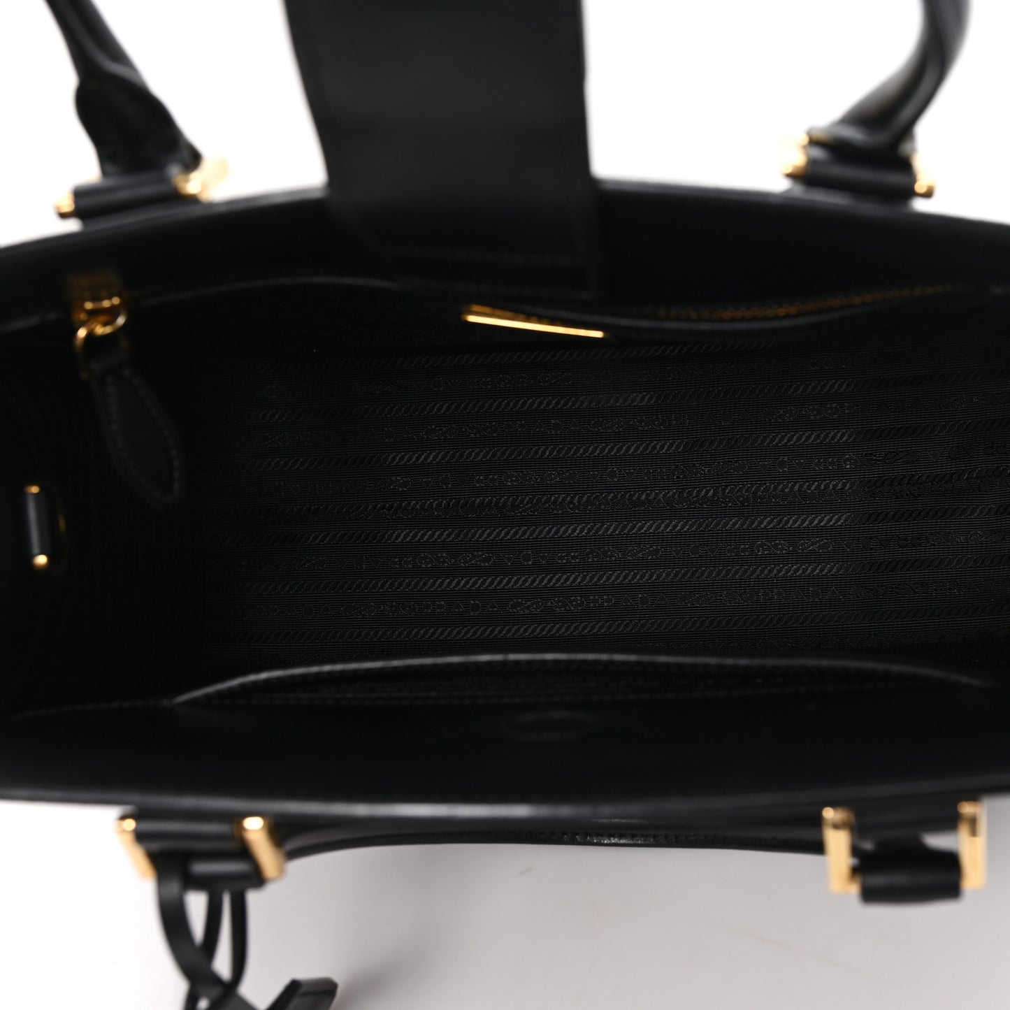 Saffiano Soft Calfskin Large Tote Black