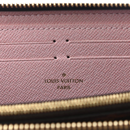 Louis Vuitton Monogram Clemence Wallet Rose Ballerine 6 of 9