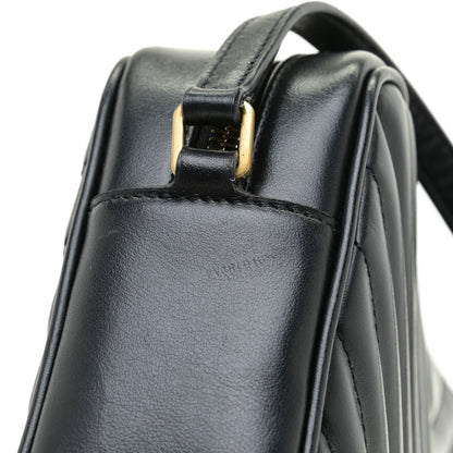 Saint Laurent Calfskin Matelasse Monogram Lou Camera Bag Black 13 of 14