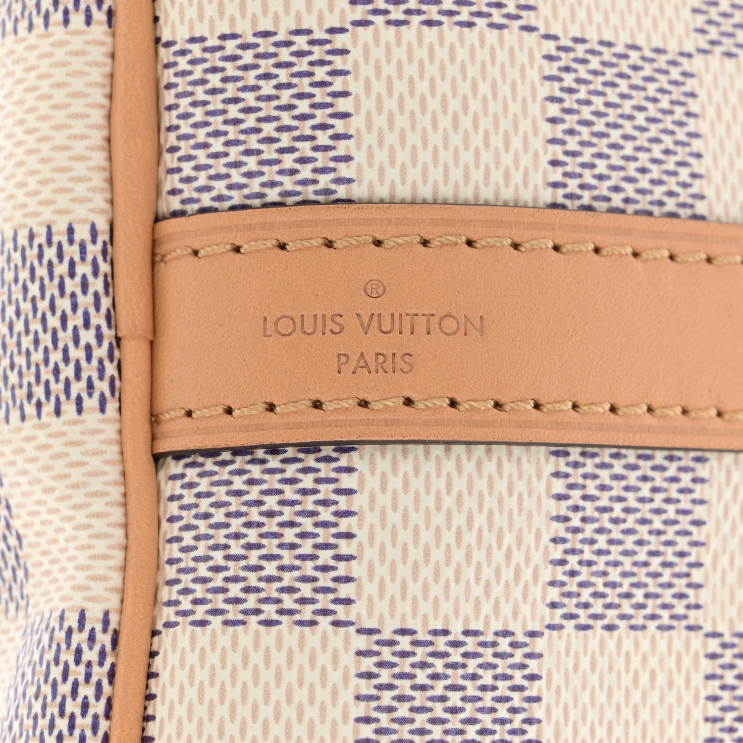 Louis Vuitton Damier Azur Braided Speedy Bandouliere 30 Blue 6 of 12