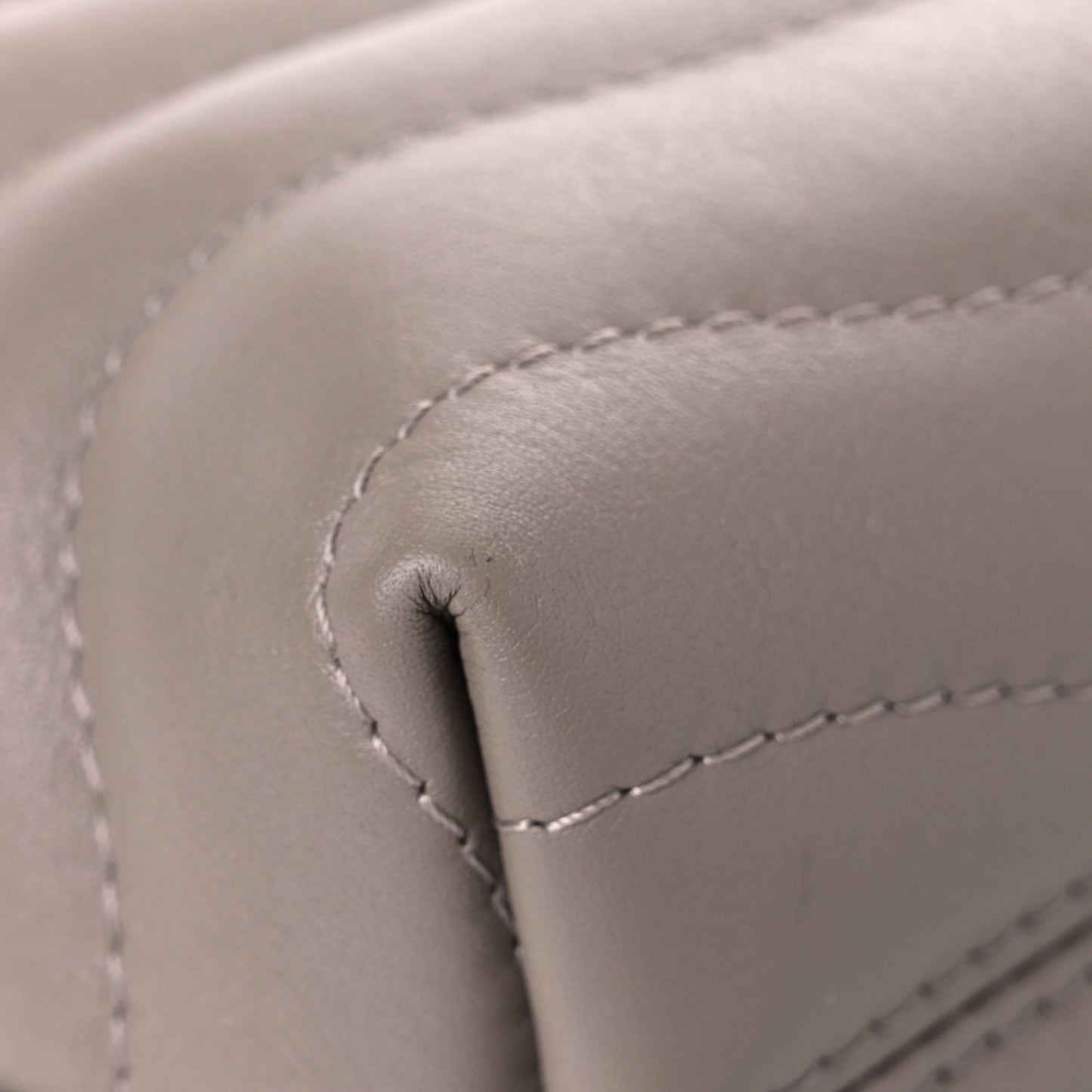 Calfskin LV New Wave Chain Bag Taupe