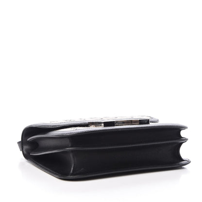 Hermes Swift Toile Dechainee Constance 24 Ficelle Black 4 of 8