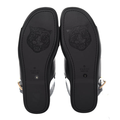 Gucci Calfskin Mens GG Marmont Sandals 12 Black 6 of 11