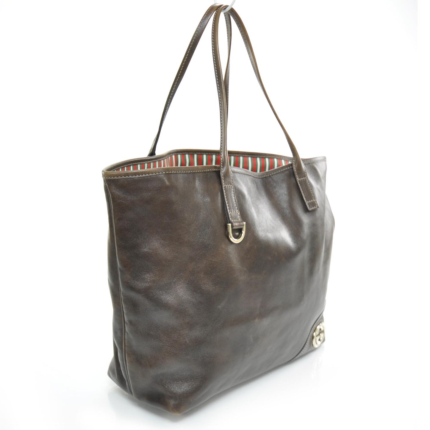 Leather New Britt Tote Brown