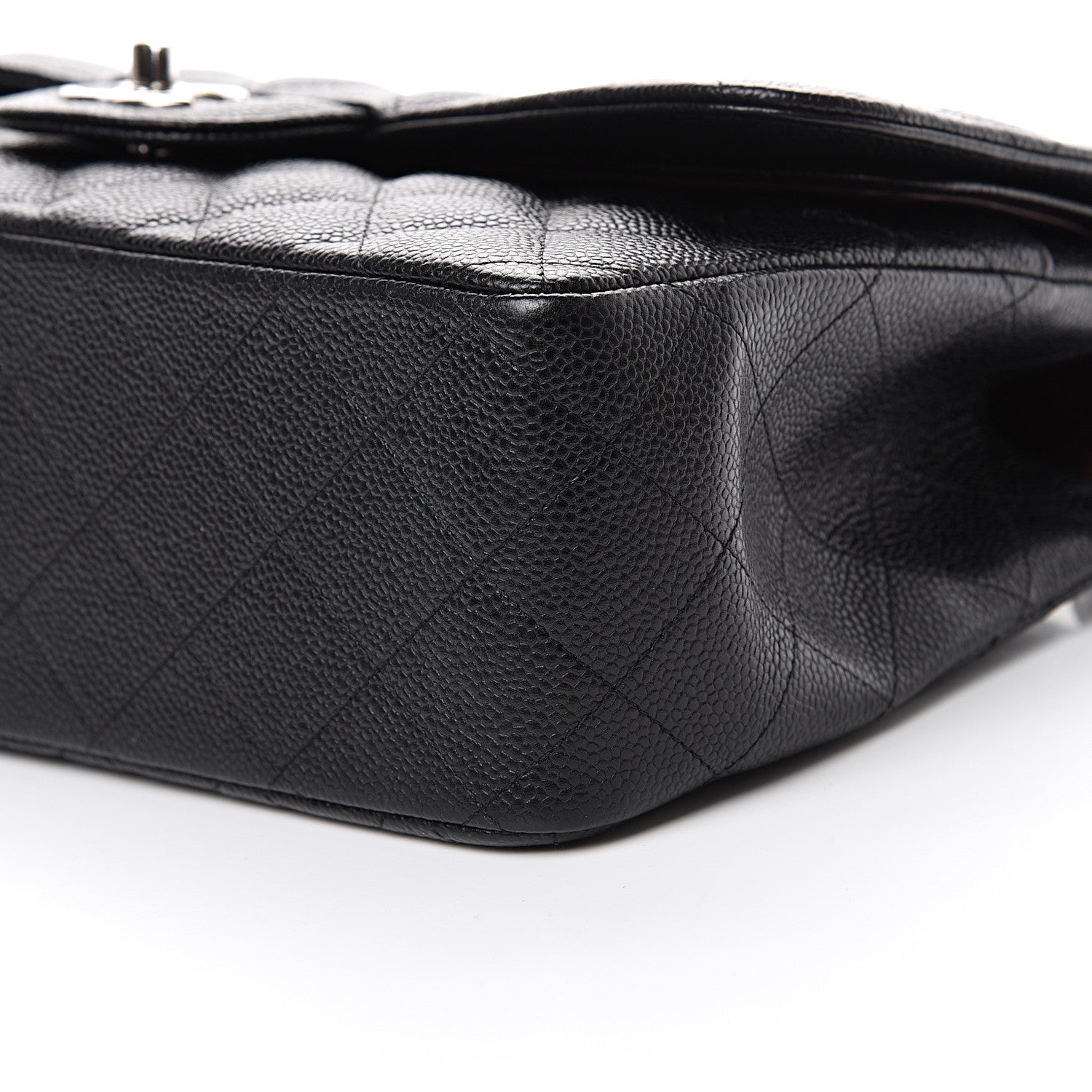 Chanel Caviar Quilted Jumbo Double Flap Black 9 of 9