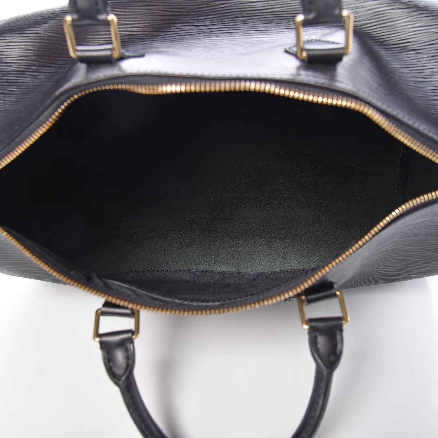 Louis Vuitton Epi Speedy 35 Black 5 of 9