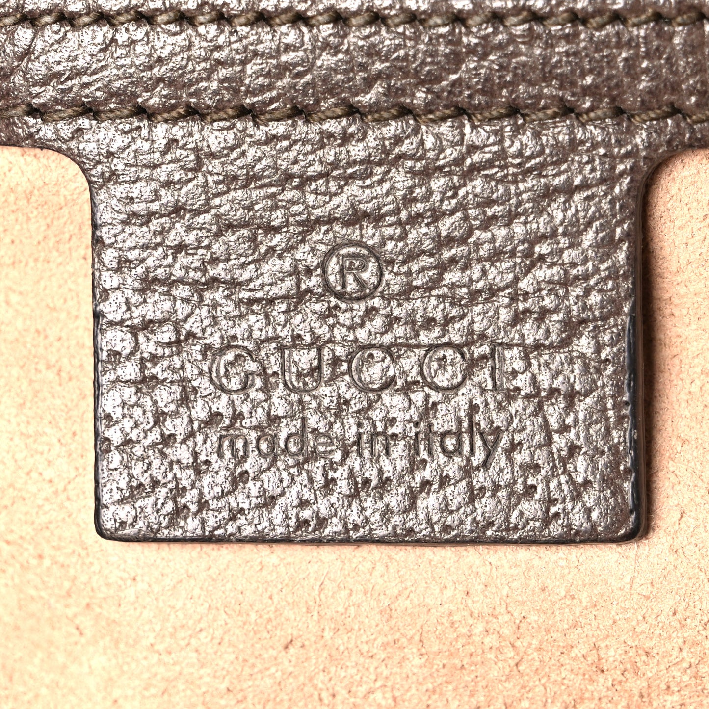 GG Supreme Monogram Web Small Ophidia Top Handle Shoulder Bag Brown