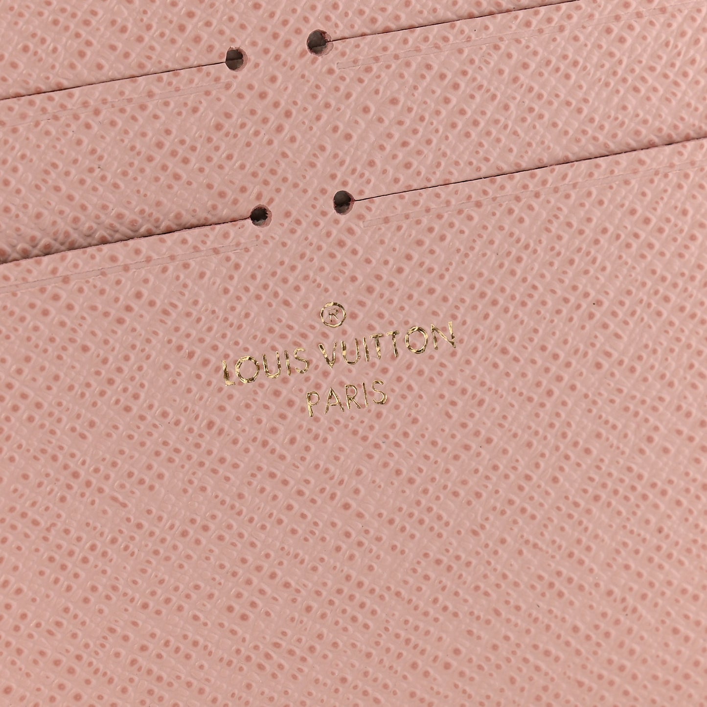 Calfskin Felicie Card Holder Insert Rose Ballerine