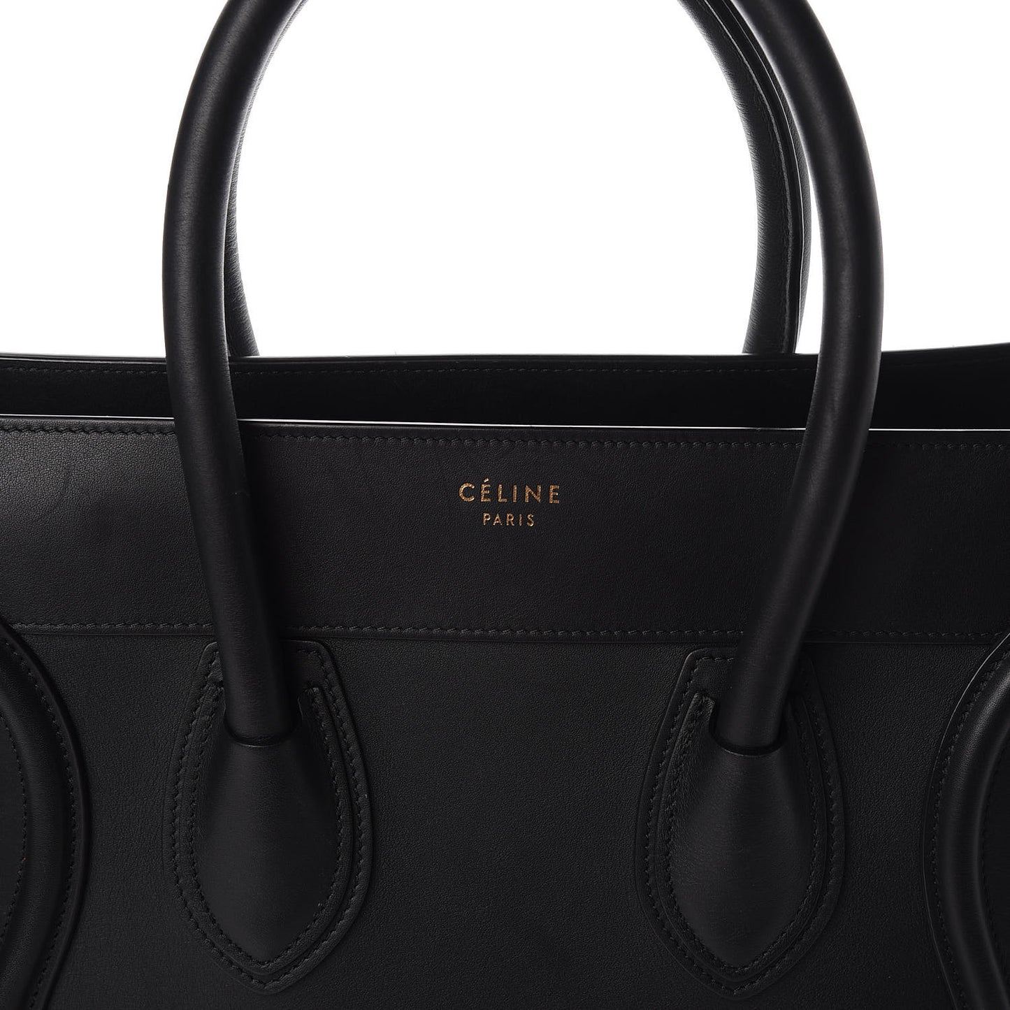 Smooth Calfskin Mini Luggage Black