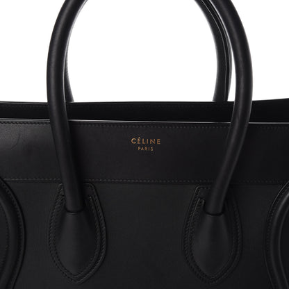 Celine Smooth Calfskin Mini Luggage Black 10 of 11