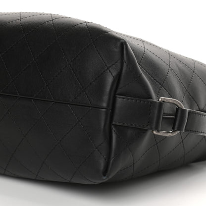 Chanel Calfskin Stitched Large Hobo Black 9 of 9
