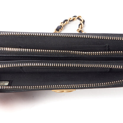 Chanel Calfskin Quilted Small Boy Clutch With Chain Black 7 of 11