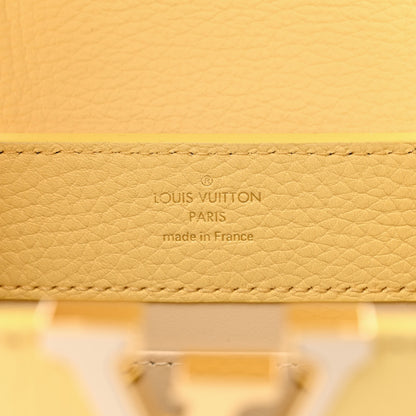 Louis Vuitton Taurillon Mini Capucines Jaune Plume 6 of 9