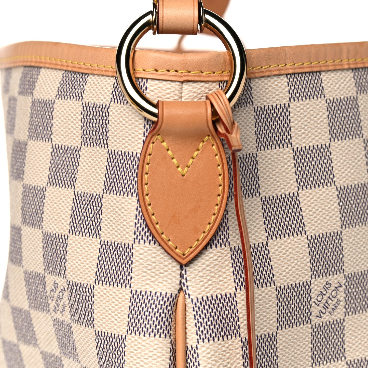 Damier Azur Delightful MM Rose Ballerine