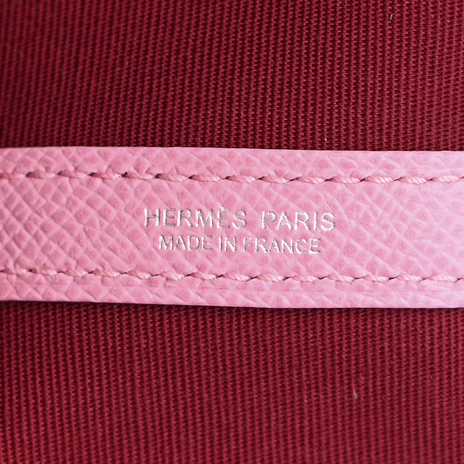 Hermes Toile Epsom Verso Garden Party 36 MM Bubblegum Rubis 6 of 10