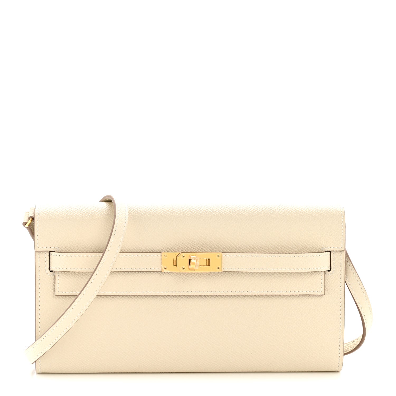 Hermes Epsom Kelly Wallet To Go Craie 1 of 11