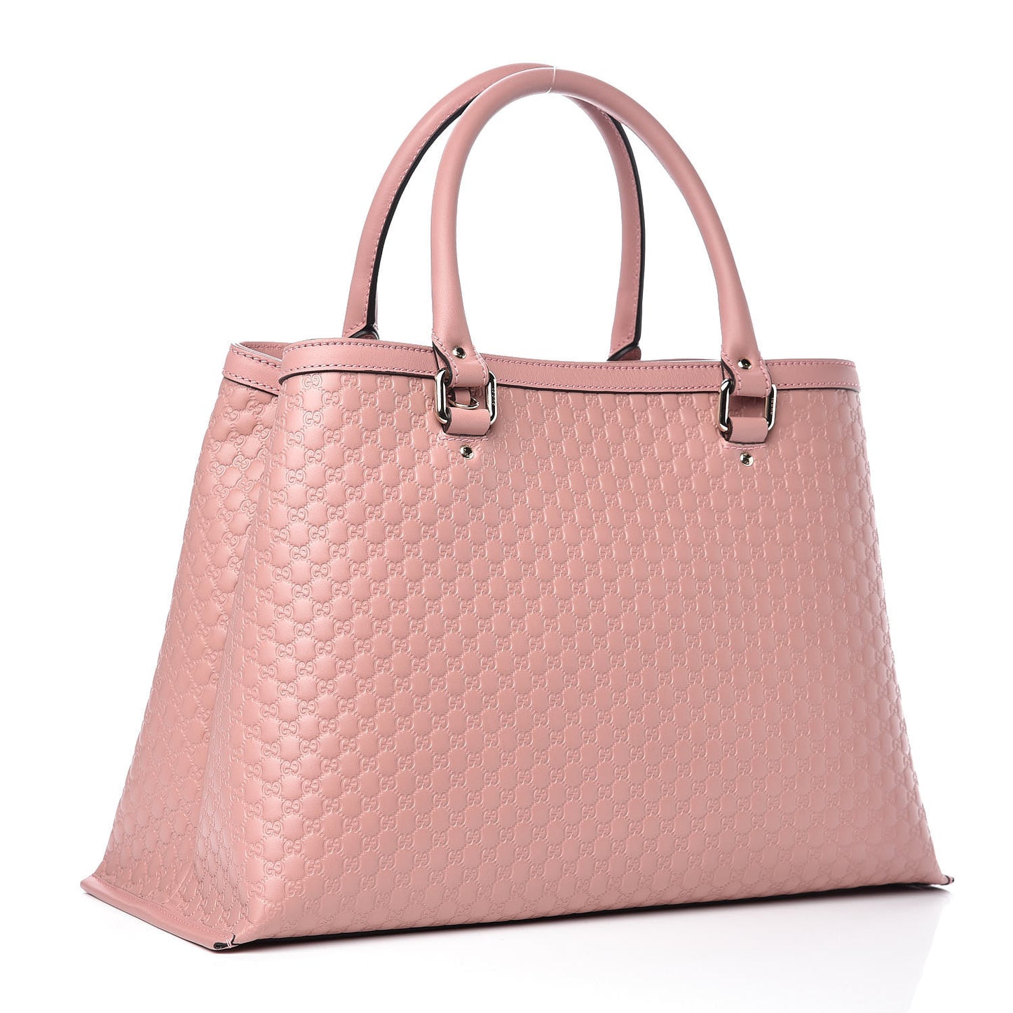 Soft Microguccissima Medium Tote Soft Pink