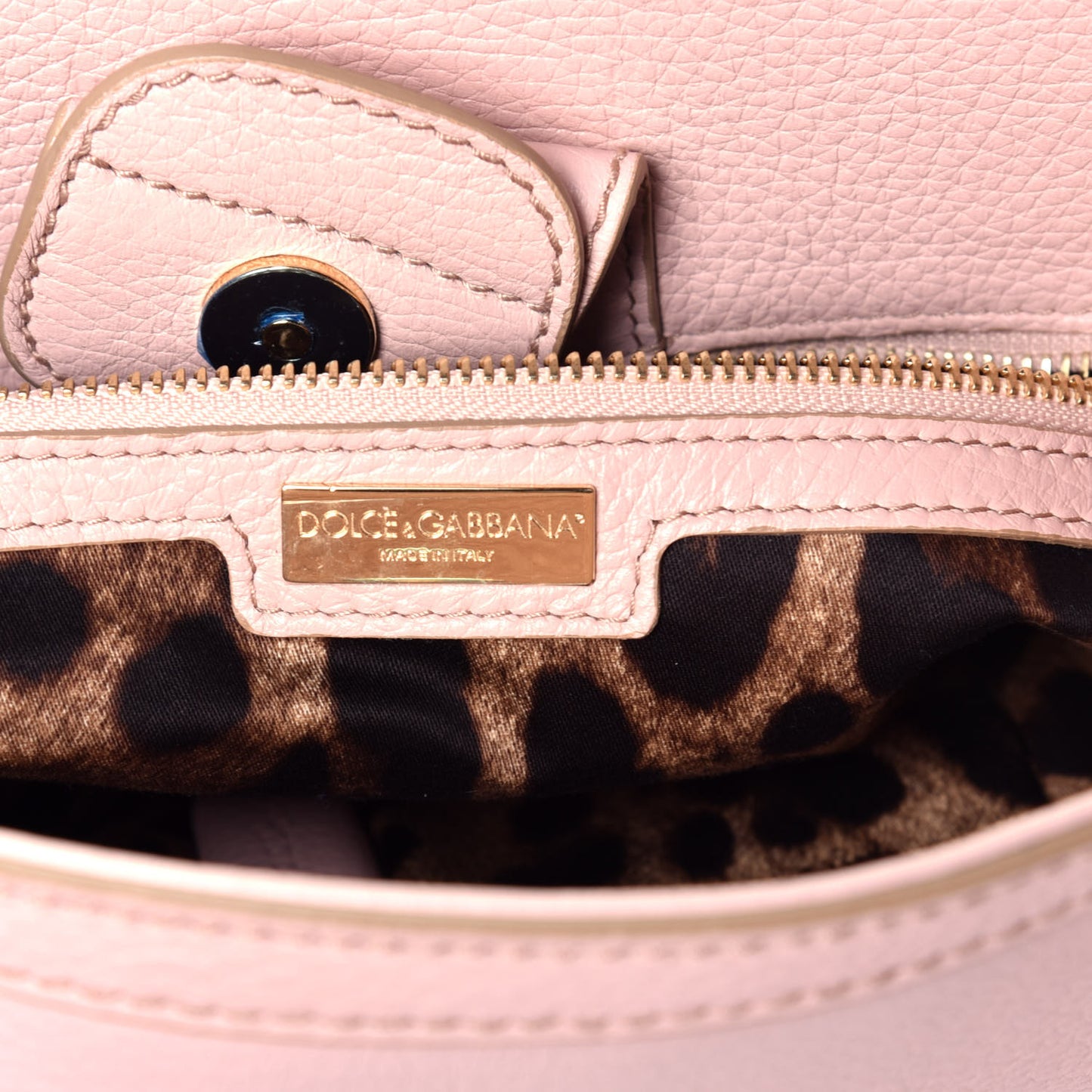 Grained Deerskin Extra Large Miss Sicily Satchel Light Pink
