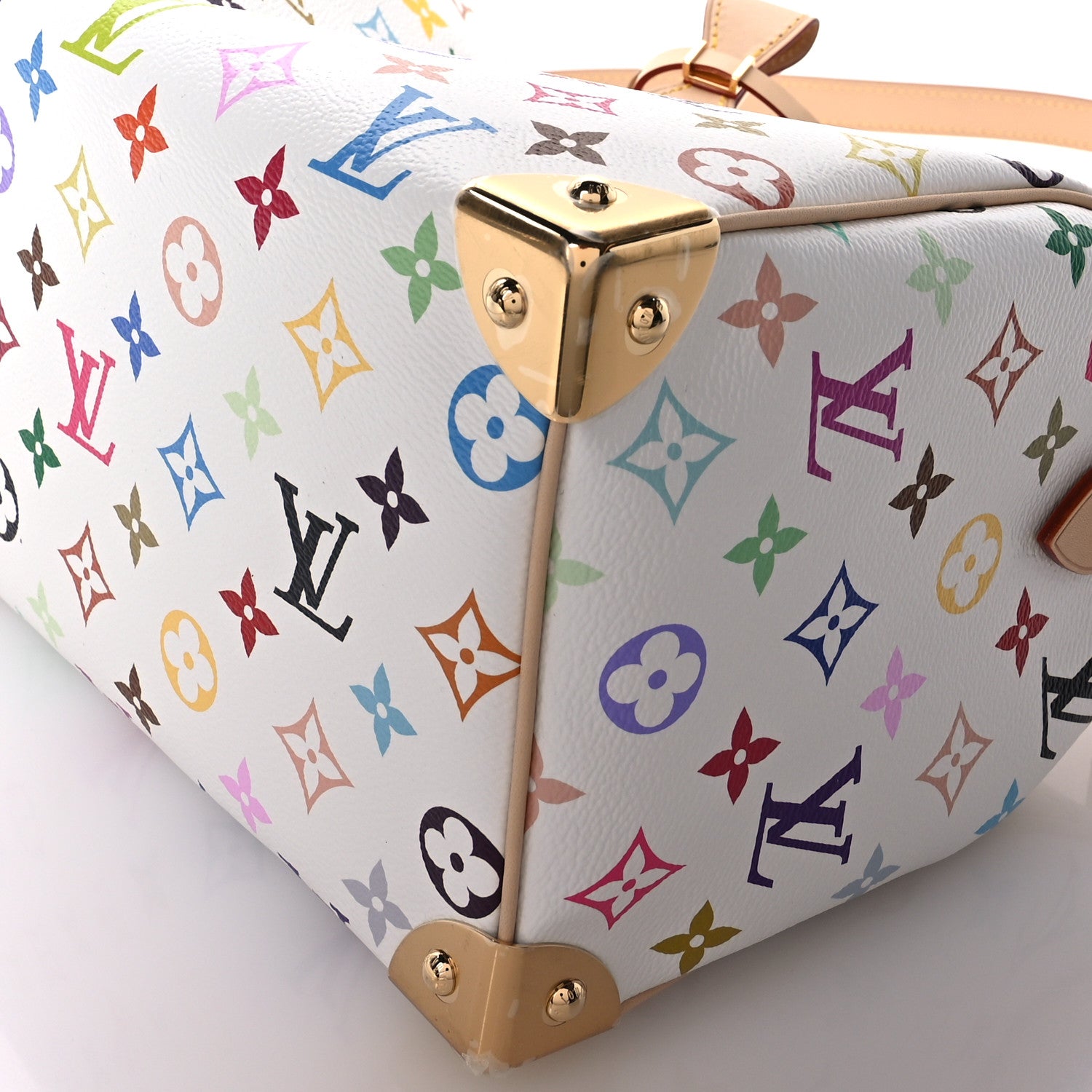 Louis Vuitton LV X TM Monogram Multicolor Speedy Bandouliere 25 White 9 of 10
